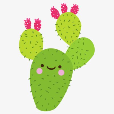 卡通仙人掌小清新图片 第1张