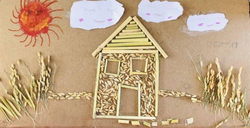 稻谷贴画图片 第1张