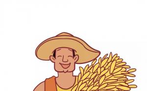 稻谷丰收卡通图片 第2张
