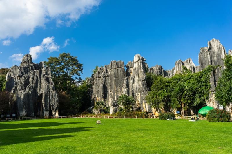 云南昆明石林风景图片 第7张