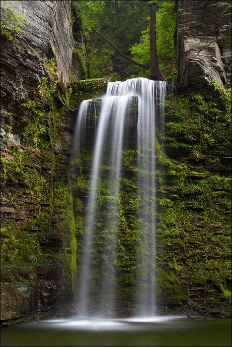 唯美瀑布高清图片 第3张