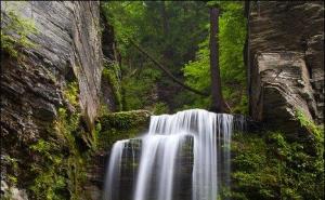 唯美瀑布高清图片 第3张