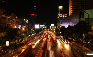 夜晚道路图片