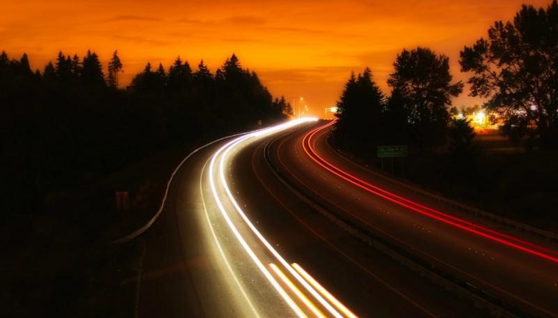 夜晚道路图片 第7张