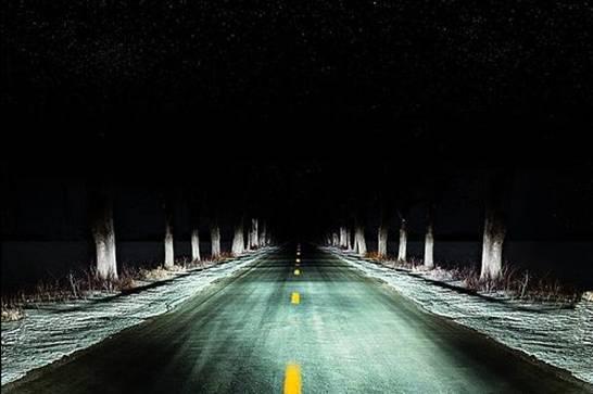 夜晚道路图片 第8张