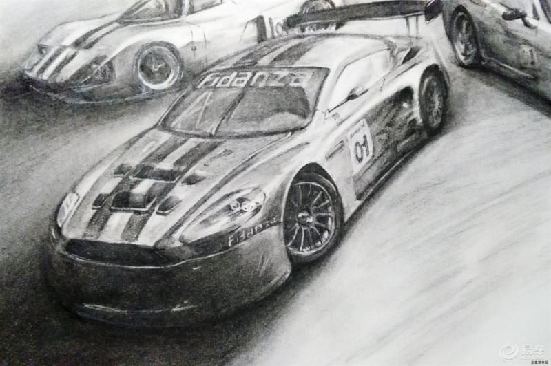 跑车素描图片 第3张