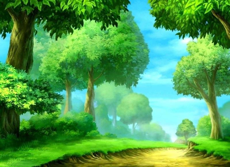 森林动漫背景图片 第2张