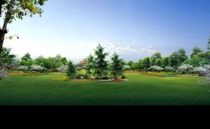 公园一角风景图片