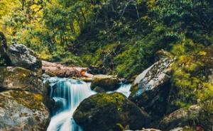 瀑布唯美图片 第2张