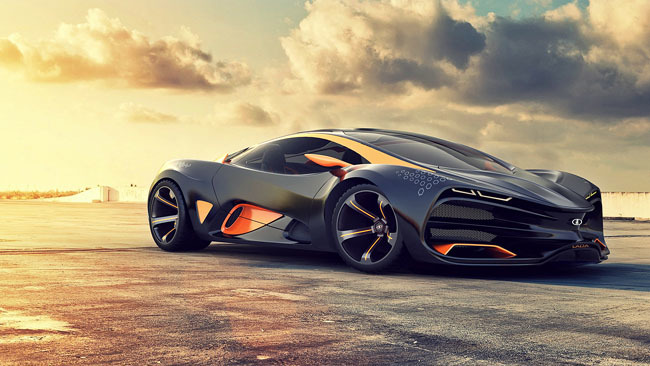 未来科幻跑车图片 第1张