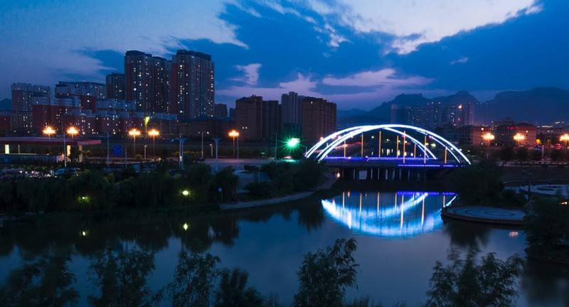 石家庄公园夜景图片 第3张