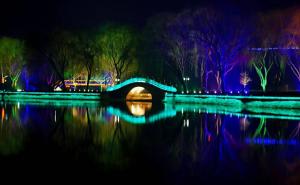 石家庄公园夜景图片 第6张