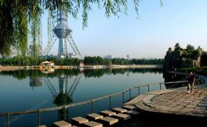 石家庄公园夜景图片 第7张