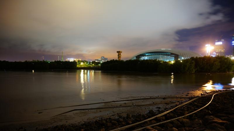 深圳湾公园夜景图片 第5张