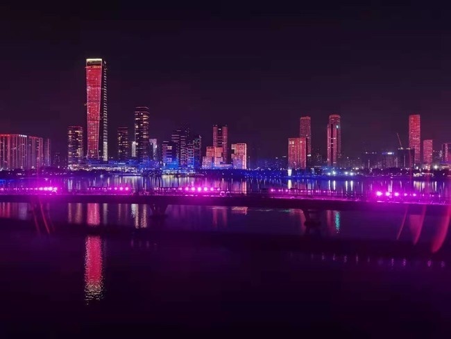 深圳湾公园夜景图片 第6张
