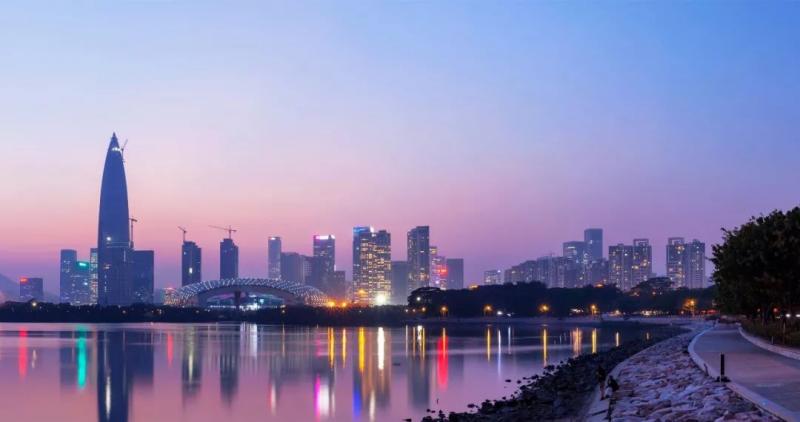 深圳湾公园夜景图片 第10张