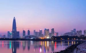 深圳湾公园夜景图片 第10张