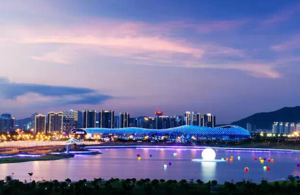 深圳湾公园夜景图片 第11张