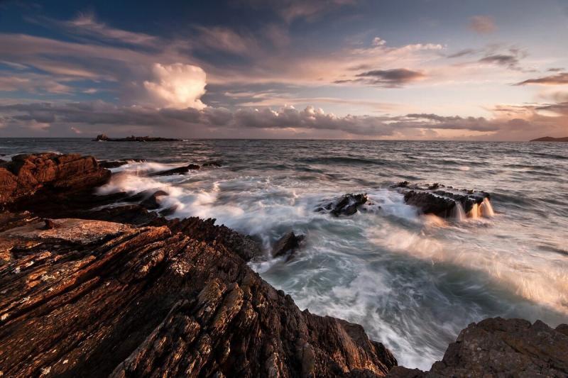 海岸日落图片 第3张