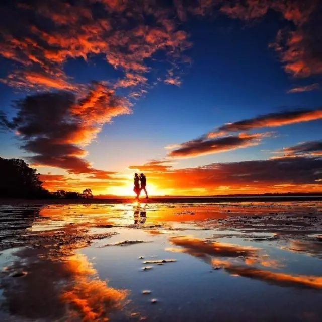 海岸日落图片 第6张