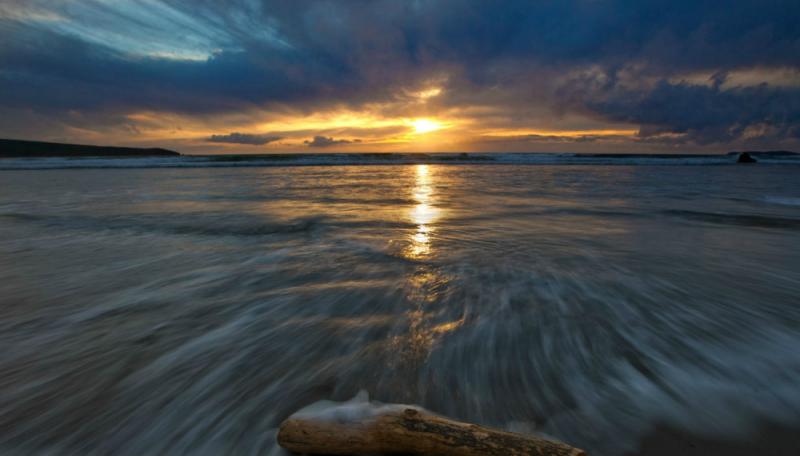 海岸日落图片 第5张