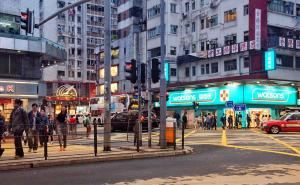 香港湾仔区标志性建筑图片